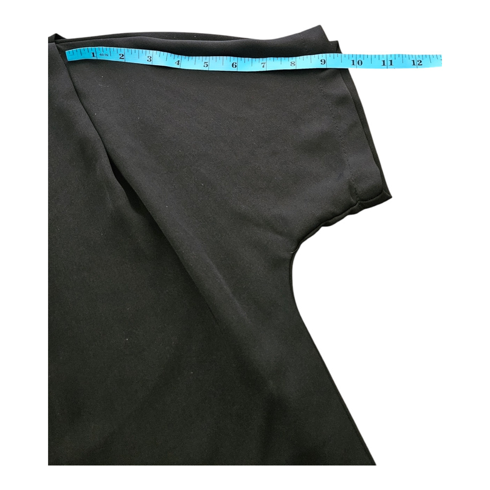 Elodie Medium Black Short Sleeve Button Up Shirt - Picture 10 of 10